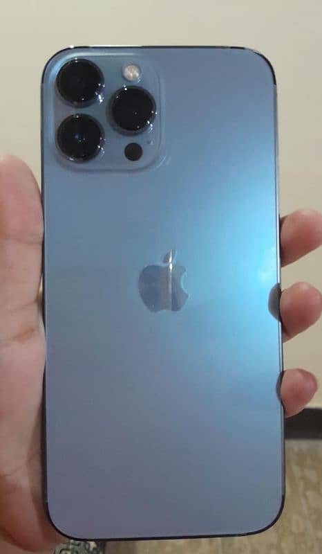 iphone 13 pro max Blue colour 128 jv with charger 3