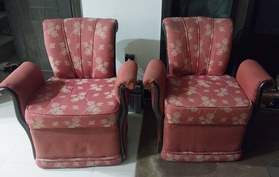 Set of single seater room sofa 0