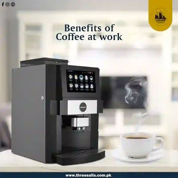 Fully automatic coffee & Tea vending machine for commercial use 4