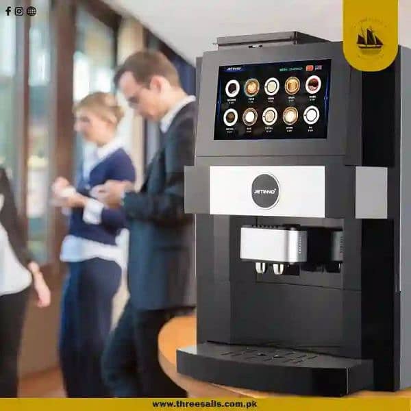 Fully automatic coffee & Tea vending machine for commercial use 5