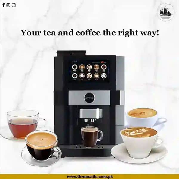 Fully automatic coffee & Tea vending machine for commercial use 7