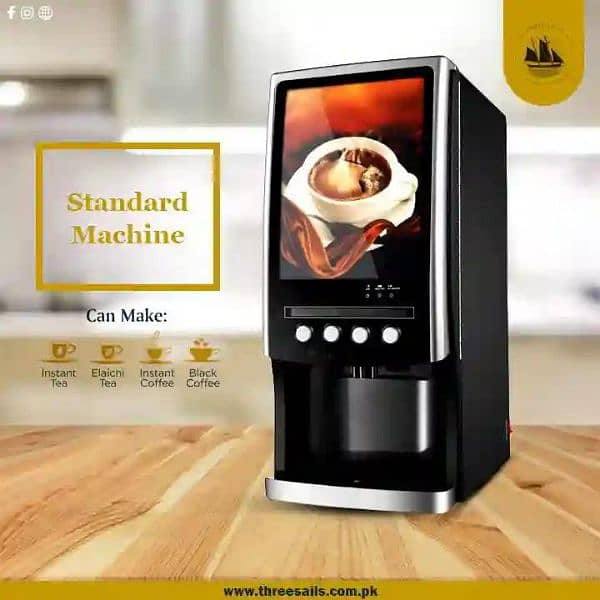 Fully automatic coffee & Tea vending machine for commercial use 8