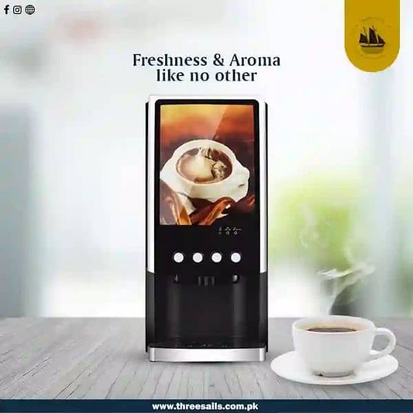 Fully automatic coffee & Tea vending machine for commercial use 9