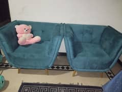 Sofa // 2 Seater Sofa // Coffee Chair // Wooden sofa // pair Sofa