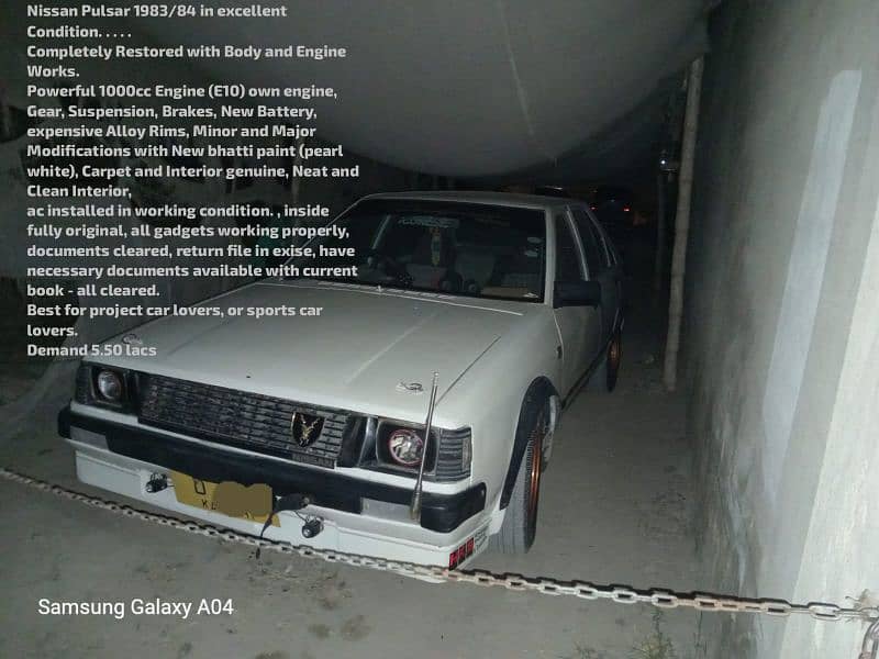 Nissan Pulsar 1984 japenese (exchange possible) 14