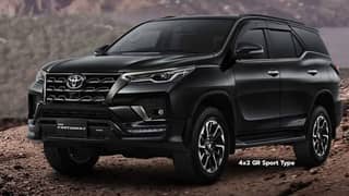 Toyota Fortuner Sigma Black Color available for wedding functions