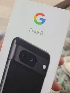 Google Pixel 8 box pack just box open with orignal Cable