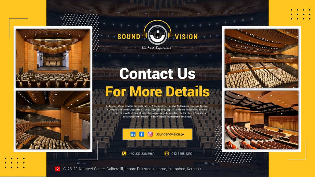 Complete Auditoriums and Arenas Installation Services 3