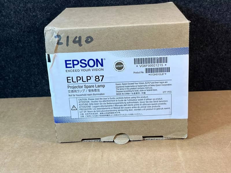 NEW - Genuine - Epson Projector Lamps V13H010L 87 and V13H010L 91 1