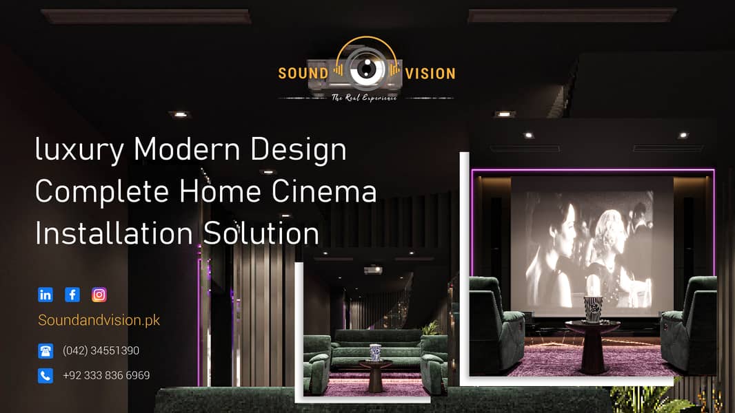 Luxury Home Cinema Installation|Custom Home Cinema Setup 0