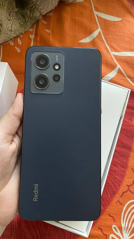 Redmi Note 12 Full new With Box and pin  with charger 7