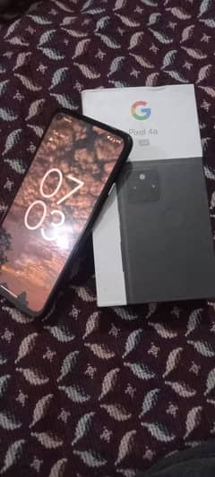 Google Pixel 4a 5g with box 10/10 condition