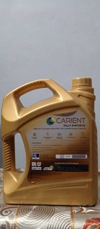 PSO Carient Fully Synthetic 5W-30 engine oil | wholesale rates 1