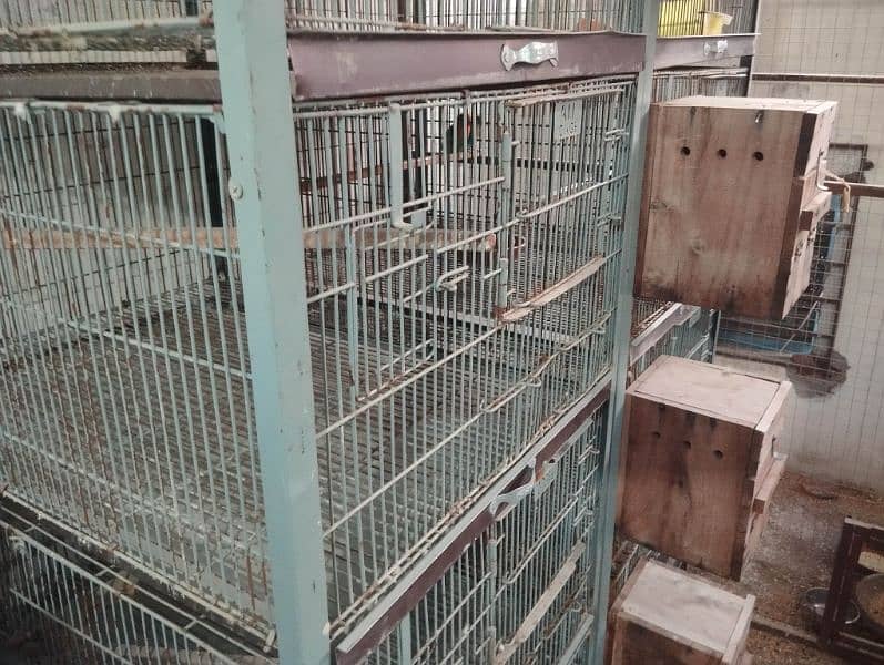 2 Cages 5 portion with angle and wheele for sale 8