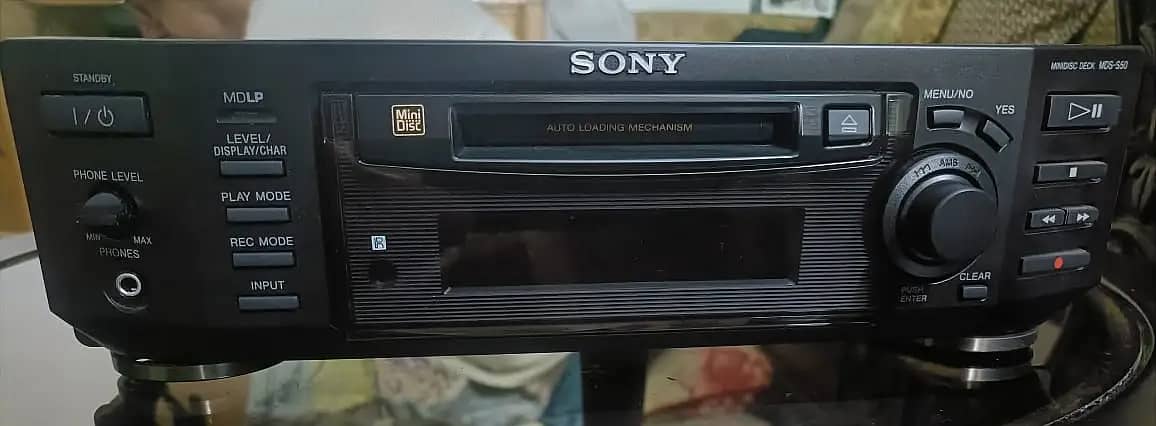 Brand New Sony MDS-S50 HiFi Stereo Minidisc Recorder Compact MD Deck 0