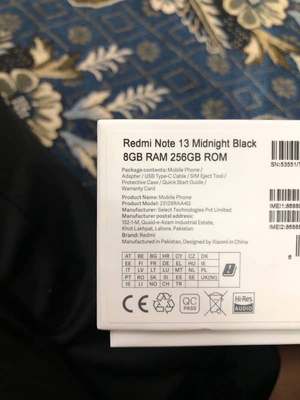 Redmi Note 13 Midnight Black 8GB/256GB 0