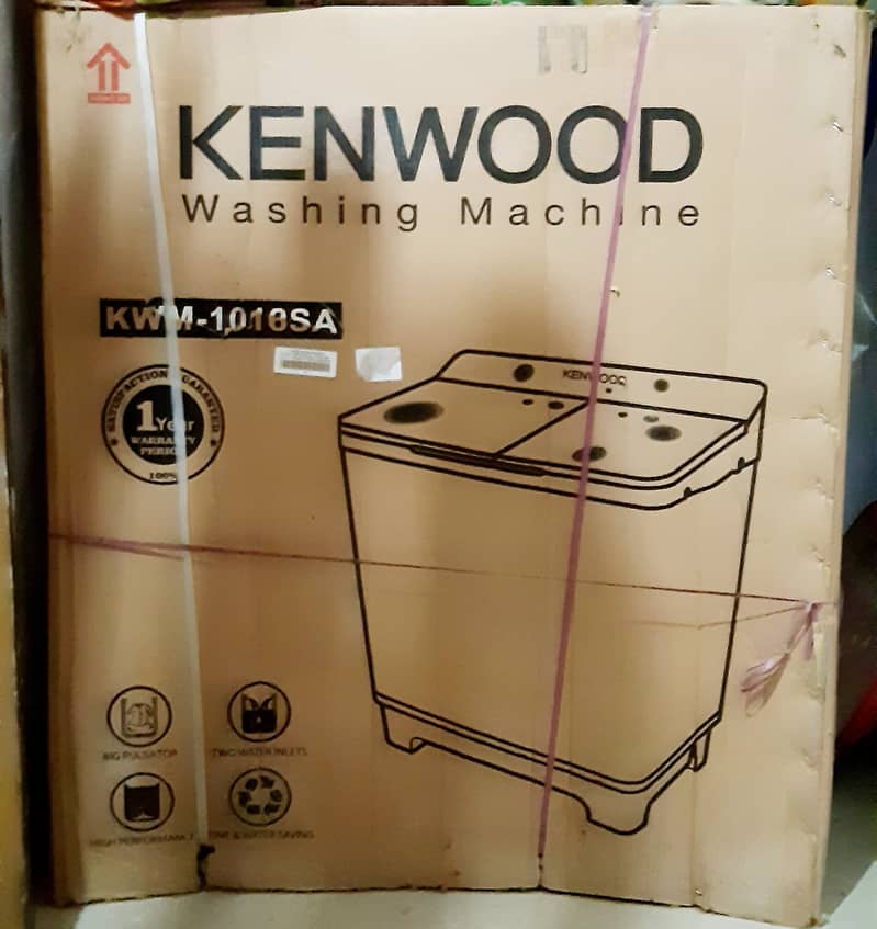 Kenwood Semi Auto Washing Machine 1012SA (Original Packing Zero Meter) 0