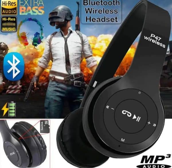 P47 Wireless Headphones For Gaming 0