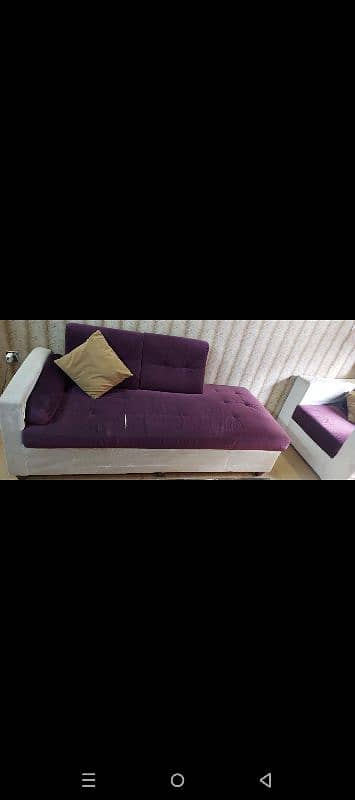 2 sofa sets. .  L. shape for lounge n 3+1+1+deewan is for drawing room 15