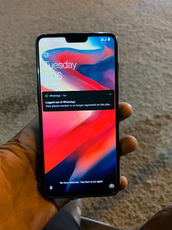 oneplus 6 8GB RAM 128gb memory double sim approve 1