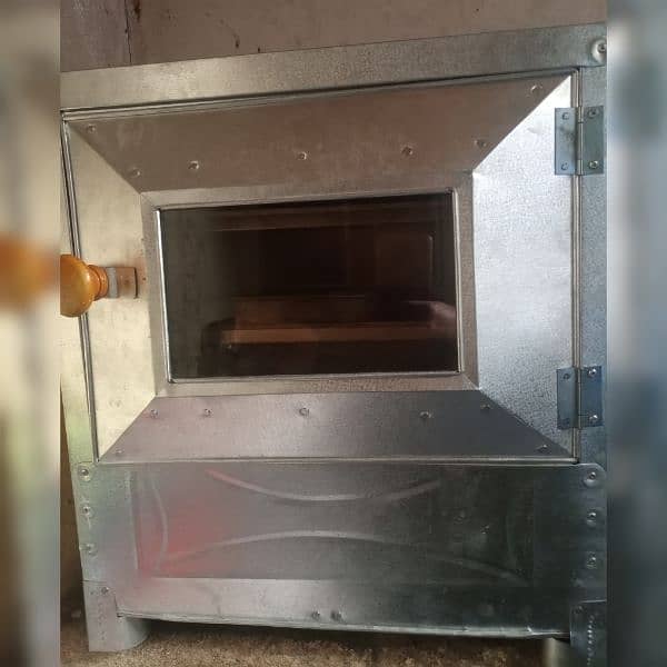 gas oven with attached burner 2