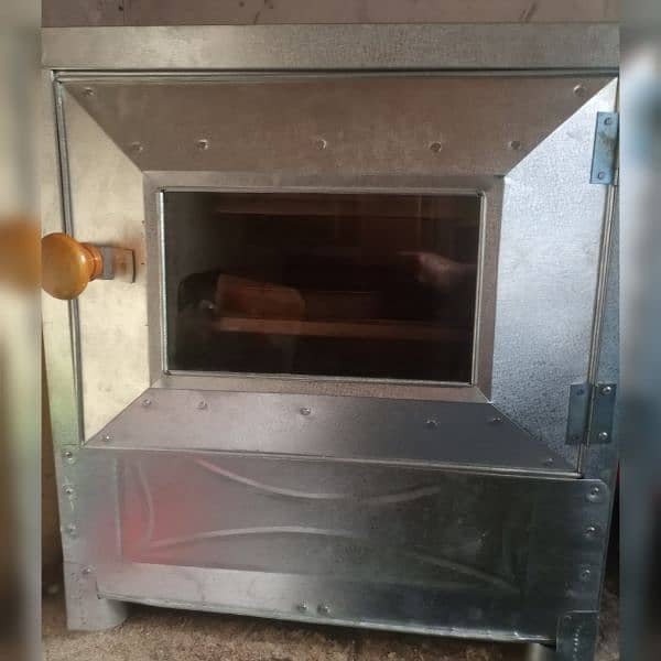 gas oven with attached burner 5