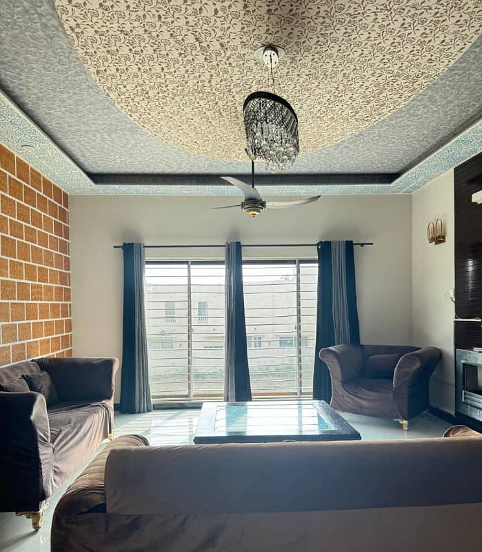 1 Kanal Fully Furnished 3 Bedrooms Upper Portion Beautifully Designed Modern Portion For Rent In DHA Phase 8 Ex Air Avenue 1