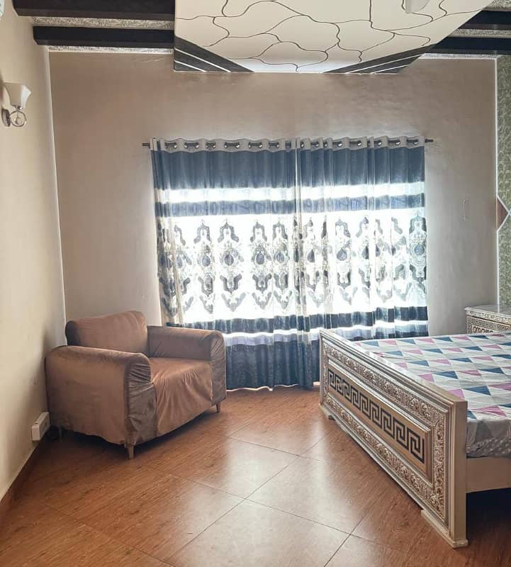 1 Kanal Fully Furnished 3 Bedrooms Upper Portion Beautifully Designed Modern Portion For Rent In DHA Phase 8 Ex Air Avenue 6