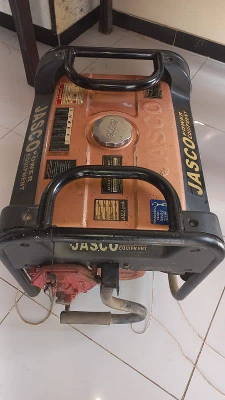 urgent sale Jasco generator like new hai 0