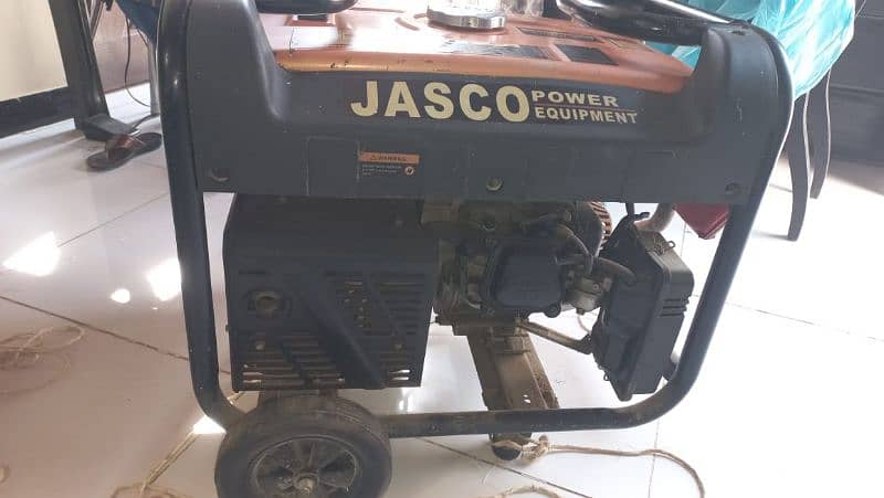 urgent sale Jasco generator like new hai 5