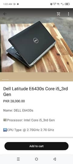 Dell latitude E6430s core i5_3rd gen