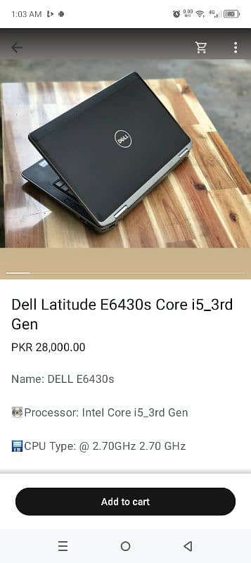 Dell latitude E6430s core i5_3rd gen 0