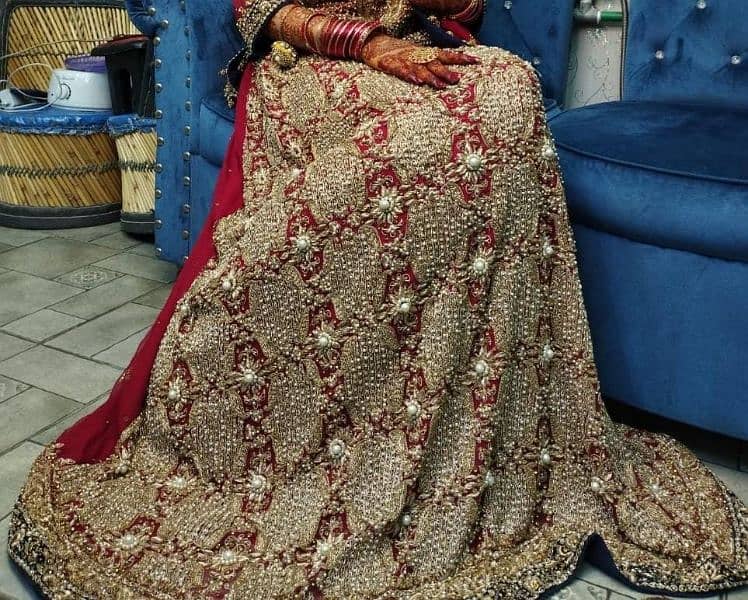 Heavy Bridal Lehanga For sell 1