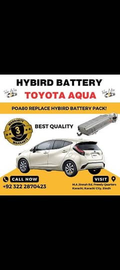 Toyota_Aqua_Prius_Hybrid Batteries With Warranty Replace. . .