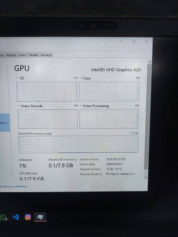 Dell latitude i7 8th gen 7