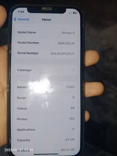 iphone X Pta proved and Waterpack.