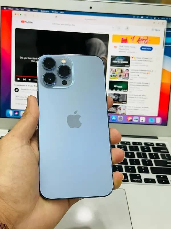 iPhone 13 Pro Max 256GB | PTA Approved | 10/10 Condition | Sierra Blue 0