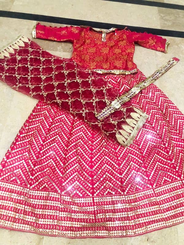 Indian Sharara 4pc with belt 0