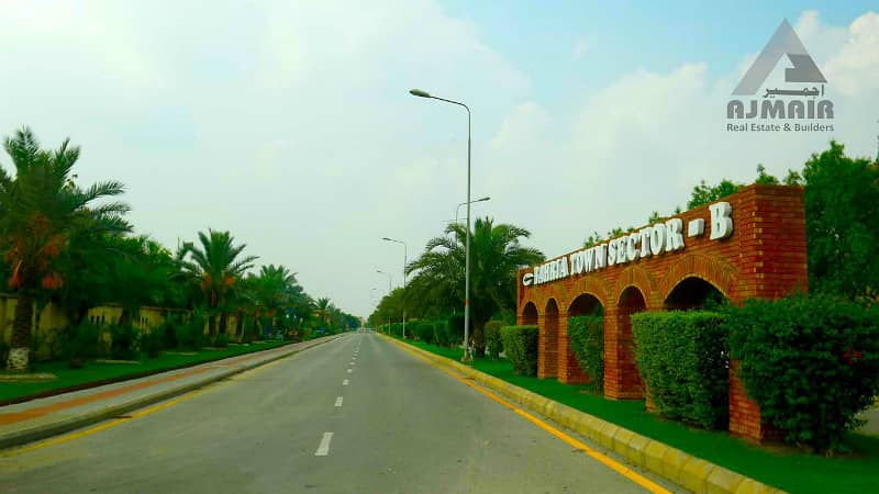 5 marla plot for sale tipu block bahria town lahore open form 8