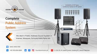 Availability of All Types Conference System|PA System|Room acoustics