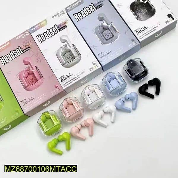 Air 31 wireless ear buds with pouch 2