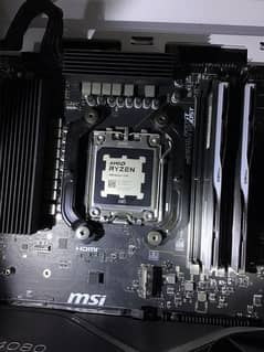 amd ryzen 7700 cpu + Msi PRO B650-S WIFI full atx motherboard