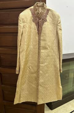 Branded Groom sherwani with pagri size medium