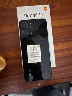 redmi 12 Box with accessories