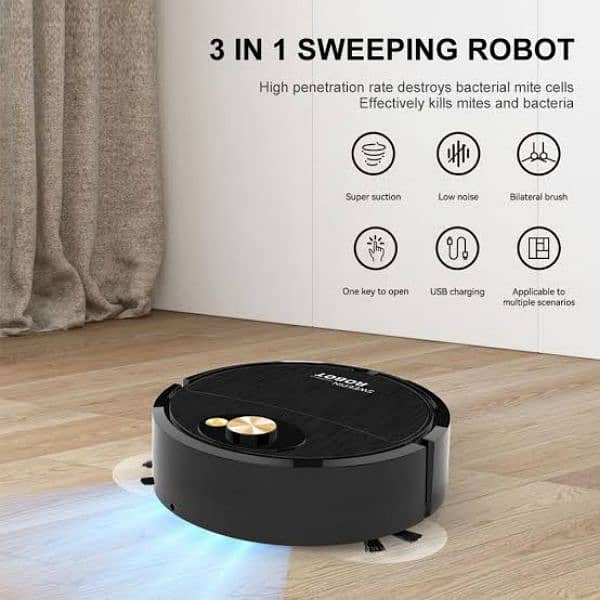 3in1 smart household robot vacuum cleaner 1