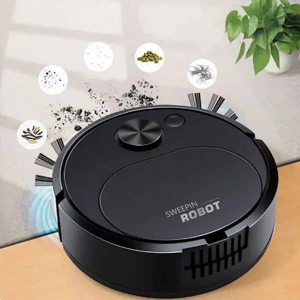 3in1 smart household robot vacuum cleaner 3