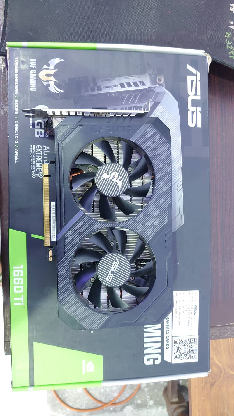 Asus Tuf 1660 ti 6gb 10/10 1