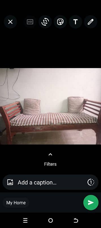 wooden sofa 7 seater 2