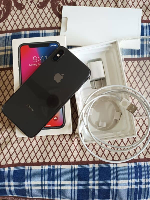 iPhone X PTA official Approved 64gb 1