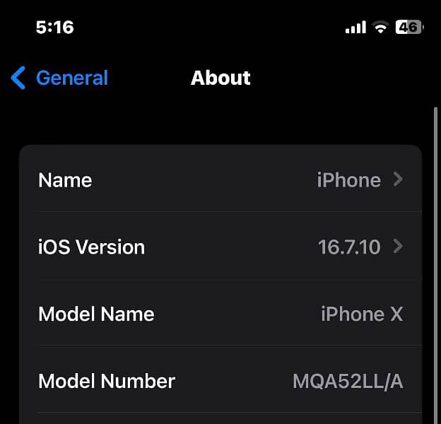 iPhone X PTA official Approved 64gb 8